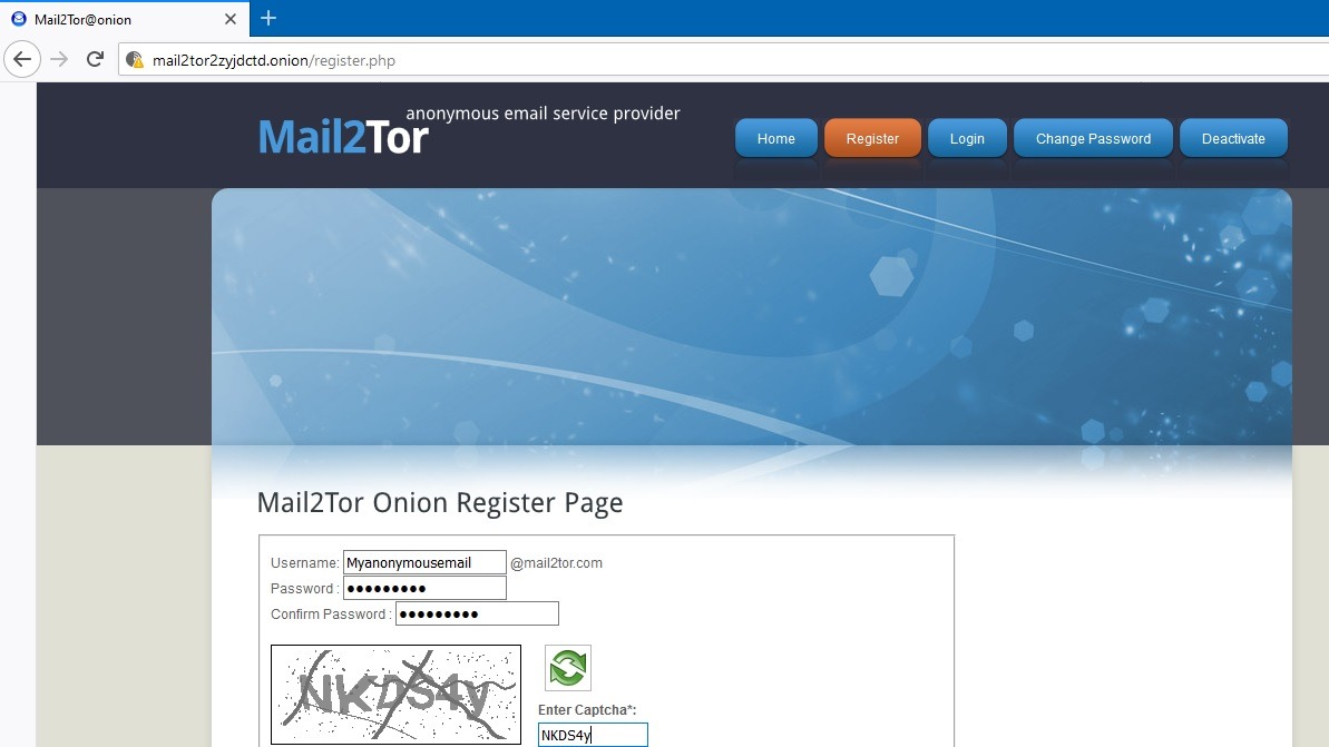mail to tor