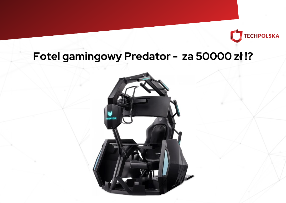 Fotel gamingowy Predator - fotel gamingowy za 50000 zł