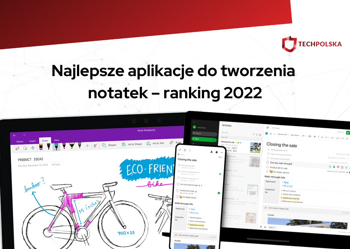 Najlepsze aplikacje do tworzenia notatek – ranking 2022