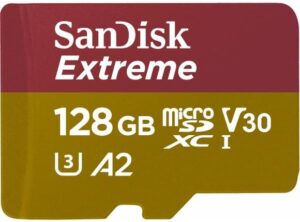 SanDisk microSDXC 128 GB Extreme U3 V30 UHS-I A2