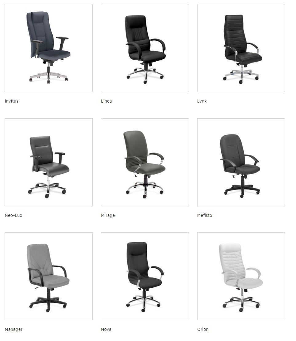 krzesła menadżerskie