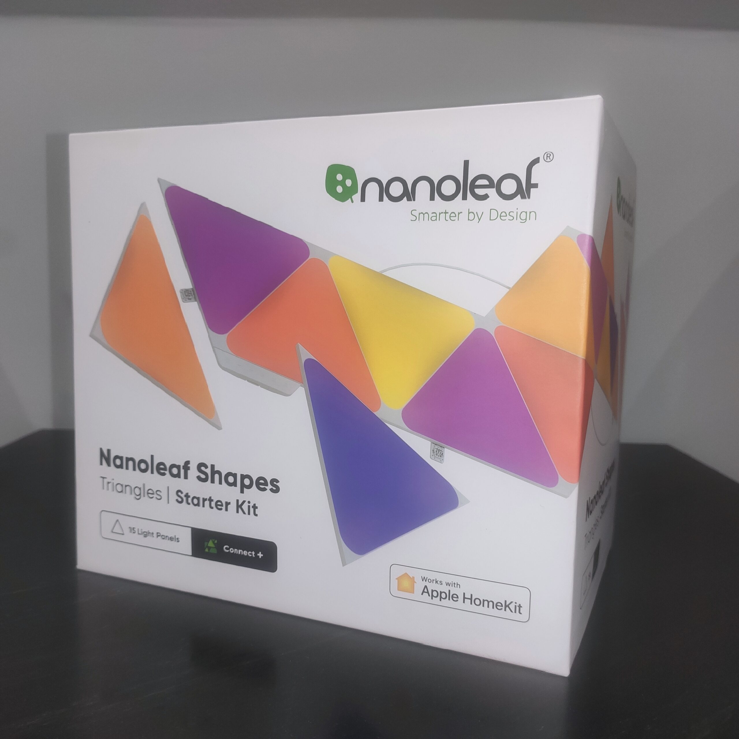 nanoleaf shapes triangles opakowanie