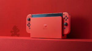 nintendo switch oled model mario red edition
