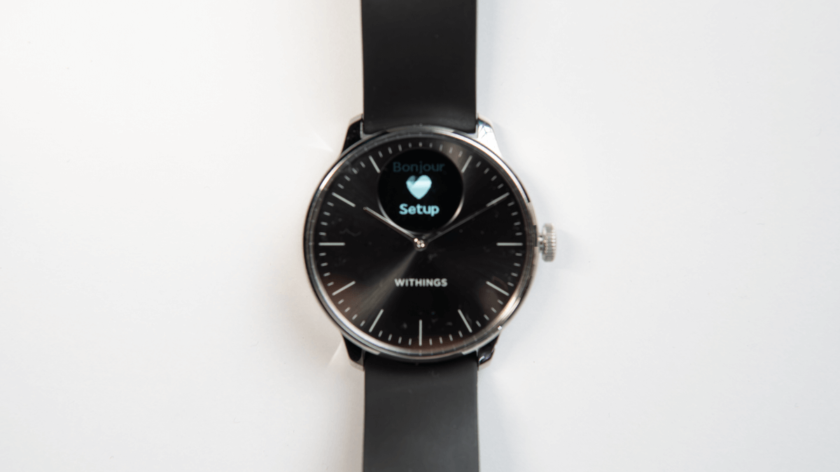 withings scanwatch light setup